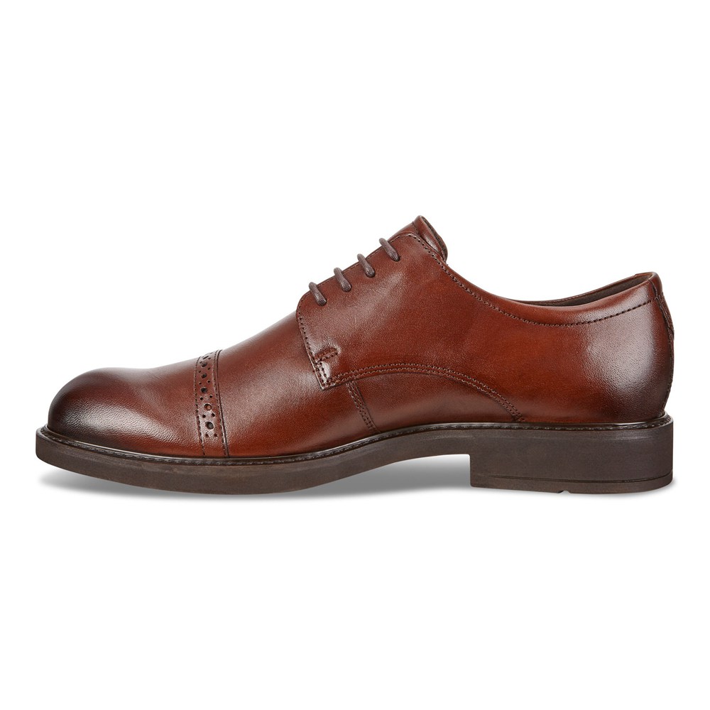 Zapatos De Vestir Hombre - ECCO Vitrus Iii - Marrom - JUE513284